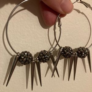 Punk earrings with spikes 🤘